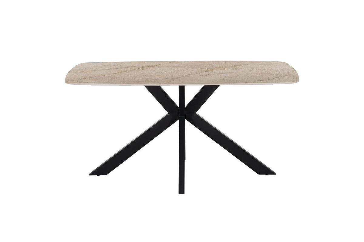 NEW - Tafel 'Apollo' 160 cm Deens Ovaal Glanzend steen Shakespear Beige (2c) - foto 4