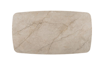NEW - Tafel 'Apollo' 160 cm Deens Ovaal Glanzend steen Shakespear Beige (2c) - foto 6