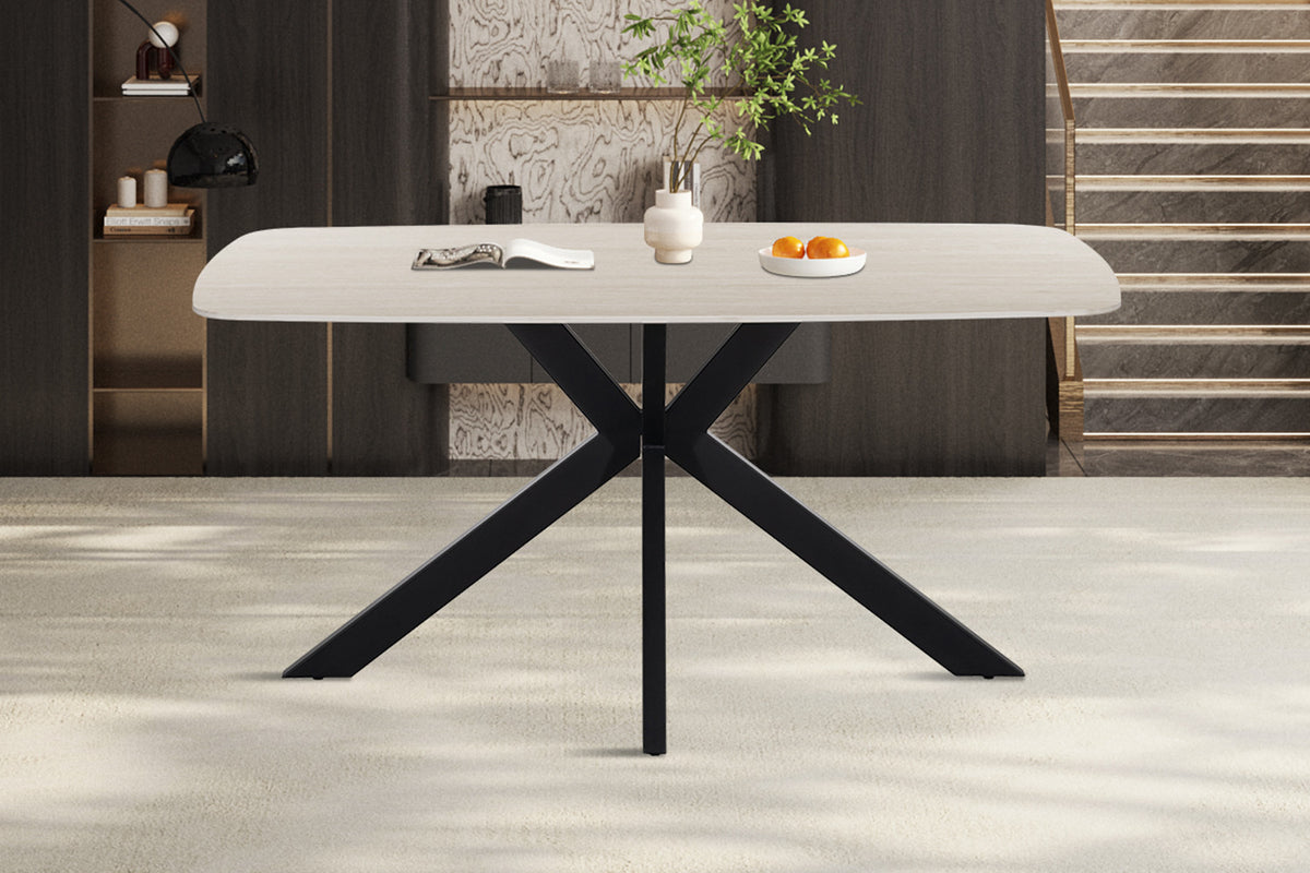 NEW - Tafel 'Apollo' 160 cm Deens Ovaal steen Baroque Grijs (2c) - foto 3