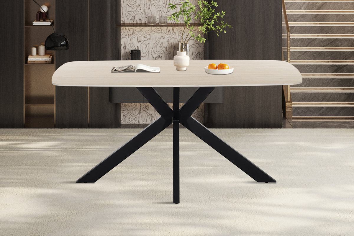 NEW - Tafel 'Apollo' 160 cm Deens Ovaal steen Baroque beige (2c) - foto 3