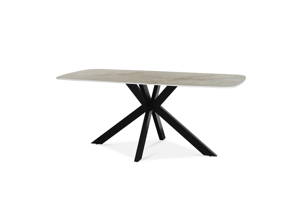 Tafel 'Apollo' 180 cm Deens Ovaal Glanzend Steen Shakespear Beige (2c) - foto 5