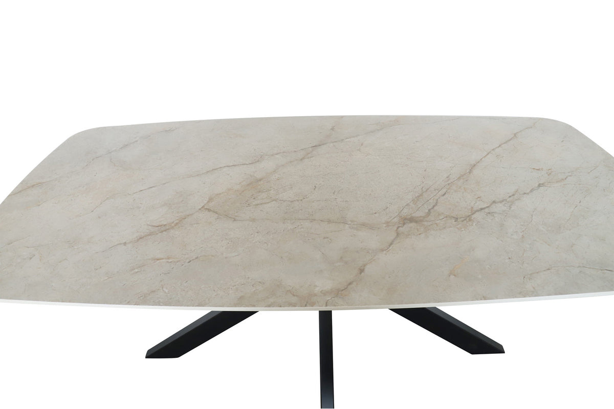 Tafel 'Apollo' 180 cm Deens Ovaal Glanzend Steen Shakespear Beige (2c) - foto 8