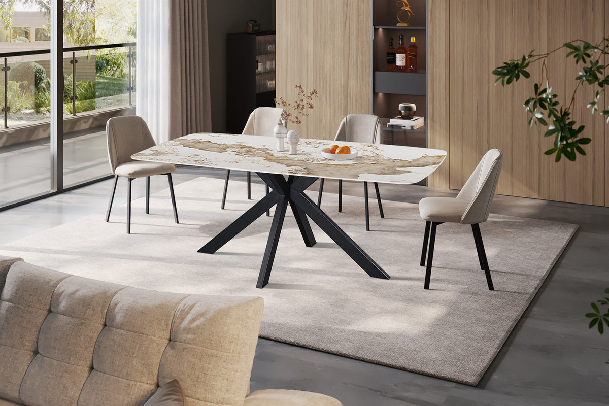 NEW - Tafel 'Apollo' 180 cm Deens Ovaal Glanzend Steen Pandora (2c) - foto 2