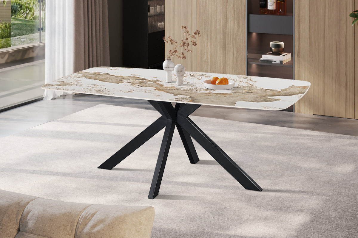 NEW - Tafel 'Apollo' 180 cm Deens Ovaal Glanzend Steen Pandora (2c) - foto 3