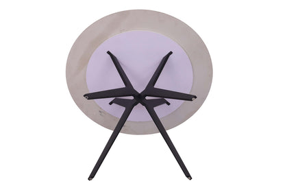 Tafel 'Apollo' 110 cm Rond Glanzend Steen Snow Wit (2c) - foto 6