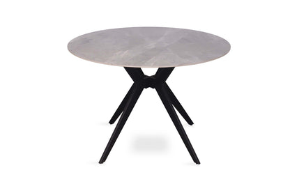 Tafel 'Apollo' 110 cm Rond Glanzend Steen Italian Grijs (2c) - foto 4