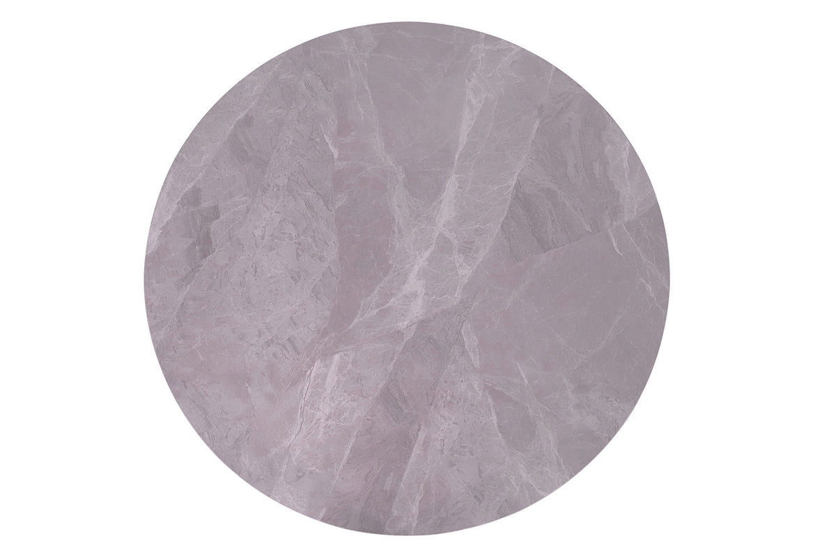 Tafel 'Apollo' 110 cm Rond Glanzend Steen Italian Grijs (2c) - foto 7