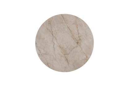 NEW - Tafel 'Apollo' 110 cm Rond Glanzend Steen Shakespear Beige (2c) - foto 6