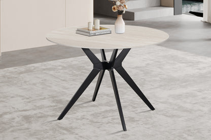 NEW - Tafel 'Apollo' 110 cm Rond Steen Baroque Grijs (2c) - foto 3