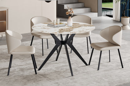 NEW - Tafel 'Apollo' 110 cm Rond Glanzend Steen Pandora (2c) - foto 2