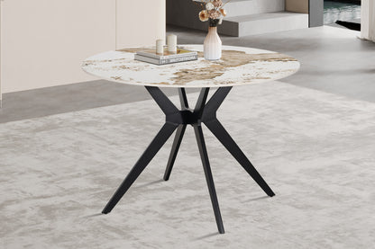 NEW - Tafel 'Apollo' 110 cm Rond Glanzend Steen Pandora (2c) - foto 3