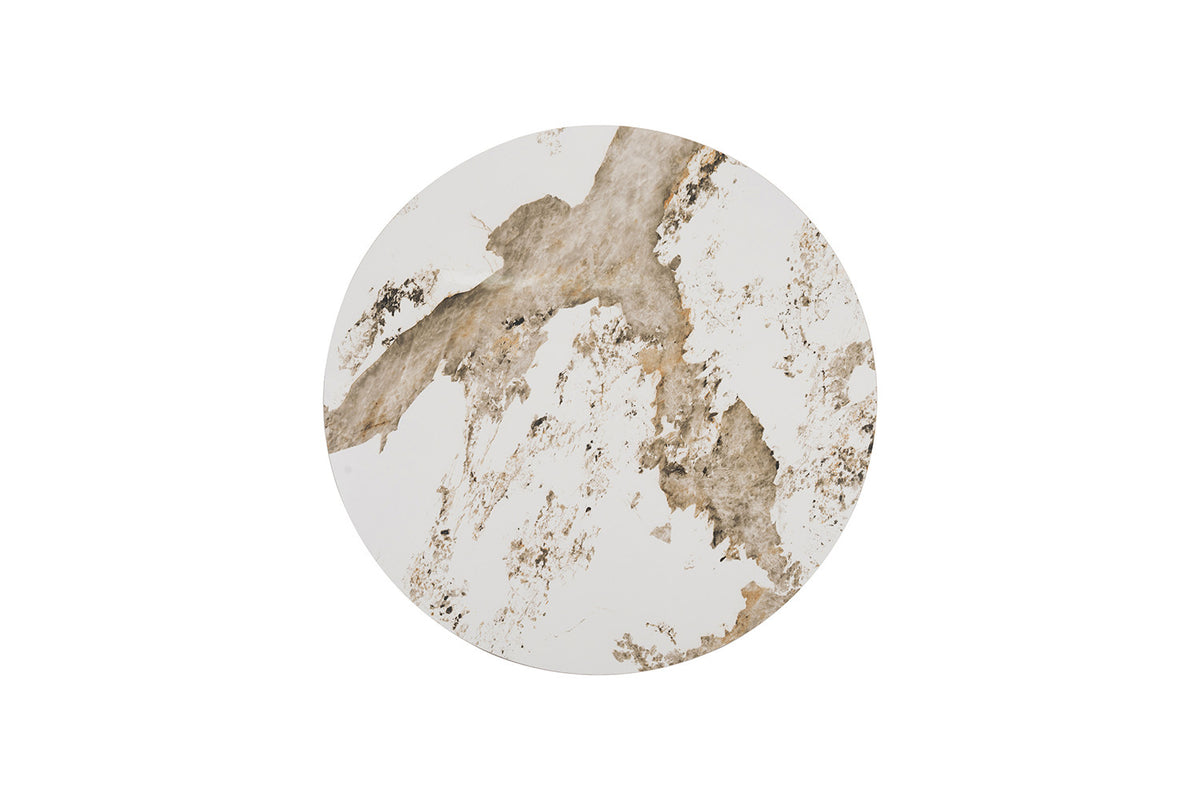 NEW - Tafel 'Apollo' 110 cm Rond Glanzend Steen Pandora (2c) - foto 6