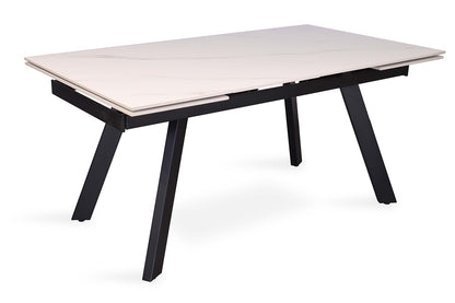 Uitschuifbare tafel 'Hera' 160-240 cm Rechthoekig Steen Wit (2c) - foto 5