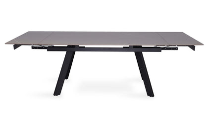 Uitschuifbare tafel 'Hera' 160-240 cm Rechthoekig Steen Zwart (2c) - foto 7