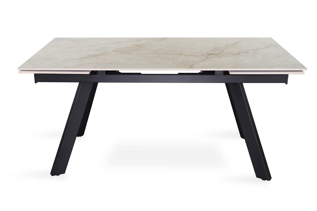 Uitschuifbare tafel 'Hera' 160-240 cm Rechthoekig Glanzend Shakespear Beige (2c) - foto 4