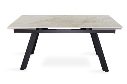 Uitschuifbare tafel 'Hera' 160-240 cm Rechthoekig Glanzend Shakespear Beige (2c) - foto 4