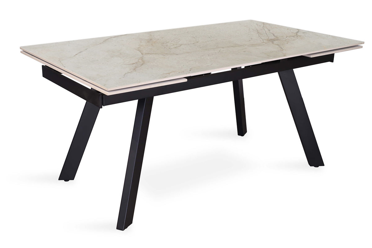 Uitschuifbare tafel 'Hera' 160-240 cm Rechthoekig Glanzend Shakespear Beige (2c) - foto 5