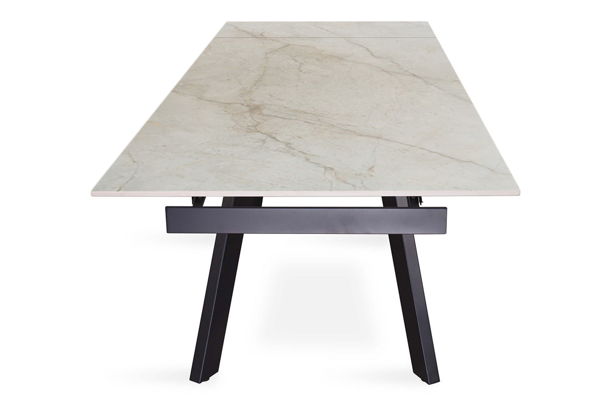 Uitschuifbare tafel 'Hera' 160-240 cm Rechthoekig Glanzend Shakespear Beige (2c) - foto 9