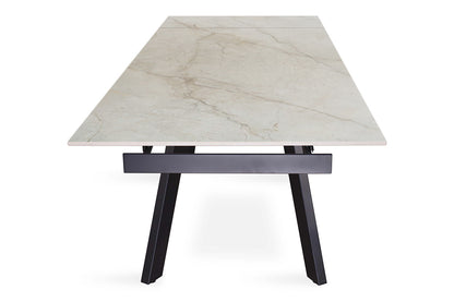 Uitschuifbare tafel 'Hera' 160-240 cm Rechthoekig Glanzend Shakespear Beige (2c) - foto 9