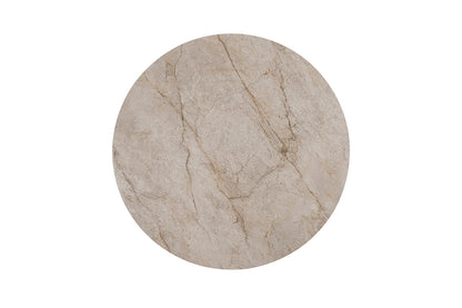 NEW - Tafel 'Apollo' 120 cm Rond Glanzend Steen Shakespear Beige (2c) - foto 6
