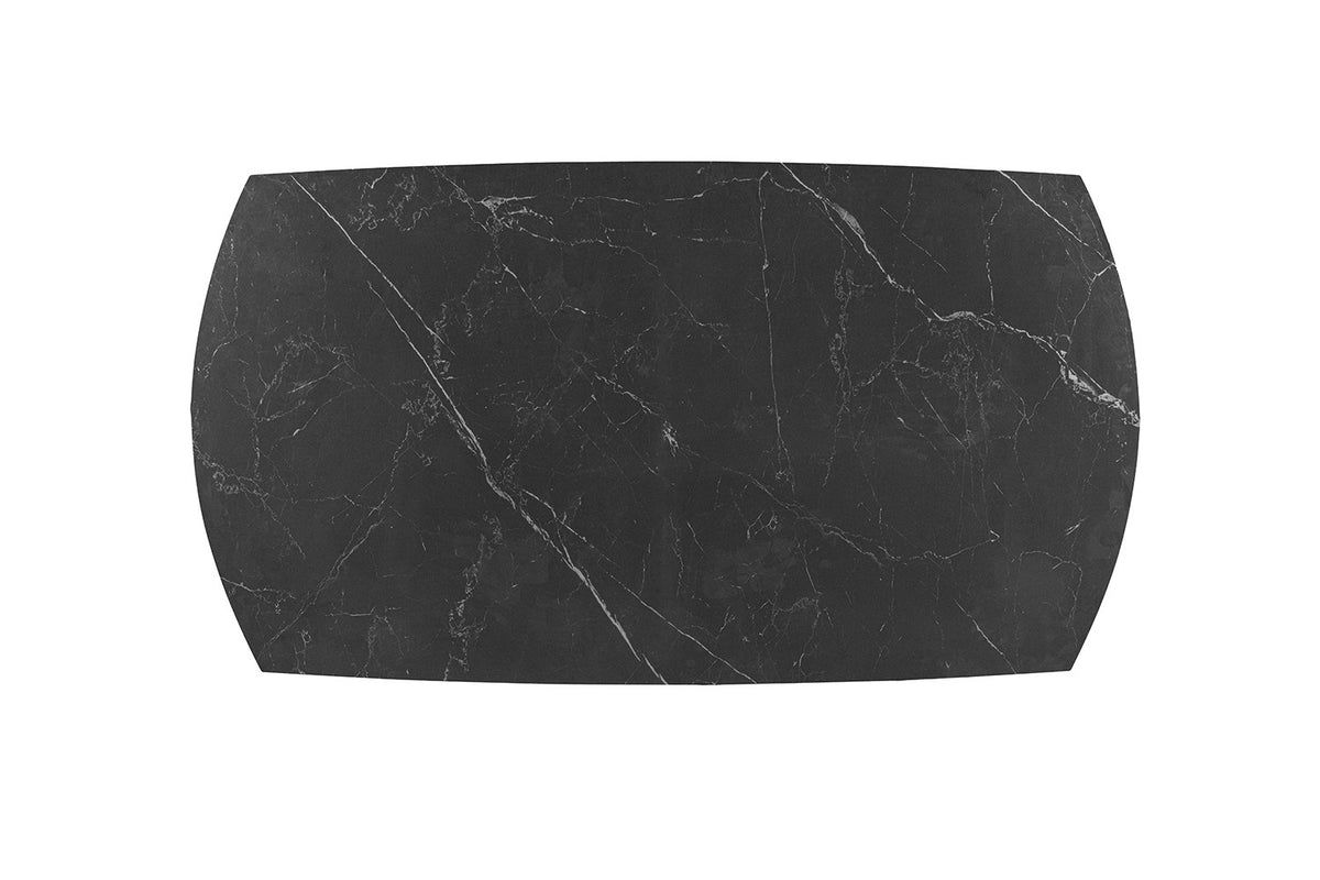 NEW - Uitschuifbare tafel 'Ares' 160-240 cm Deens Ovaal Steen Zwart (2c) - foto 8
