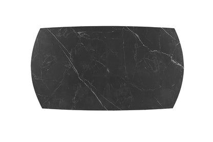 NEW - Uitschuifbare tafel 'Ares' 160-240 cm Deens Ovaal Steen Zwart (2c) - foto 8