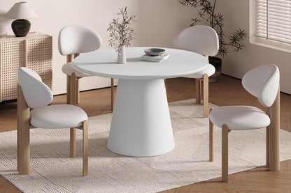 Tafel 'Tavira' 120 cm Rond Cement Ecru (2c)