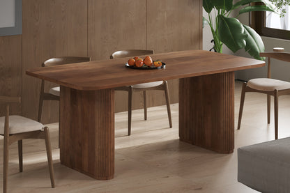 Tafel 'Jean' 200 cm Deens Ovaal Mango hout Lichtbruin (2c) - foto 2