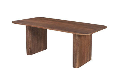Tafel 'Jean' 200 cm Deens Ovaal Mango hout Lichtbruin (2c) - foto 6