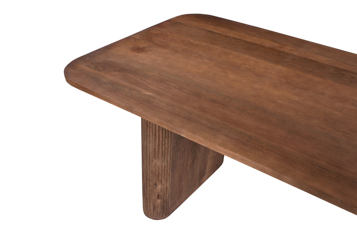 Tafel 'Jean' 200 cm Deens Ovaal Mango hout Lichtbruin (2c) - foto 7