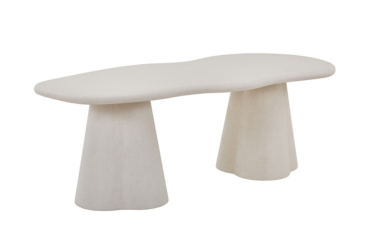 Tafel 'Faro' 220 cm Organisch Cement (3c) - foto 6