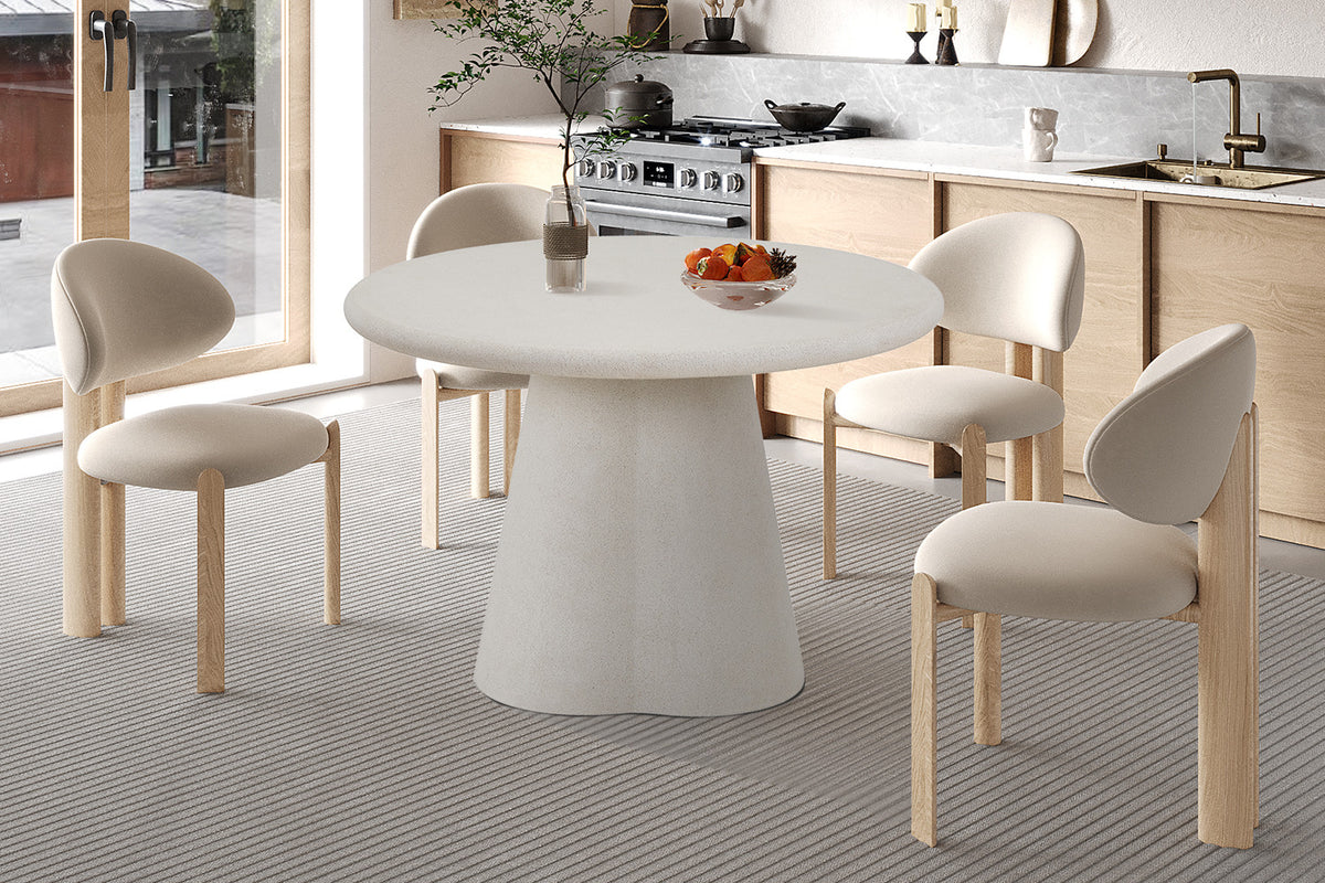 Tafel 'Faro' 120 cm Rond Cement (2c) - foto 2