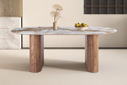 NEW - Tafel 'Evora' 210 cm Glanzend Steen Pandora (2c) - foto 3