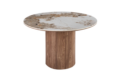NEW - Tafel 'Evora' 120 cm Rond Glanzend Steen Pandora (2c) - foto 4