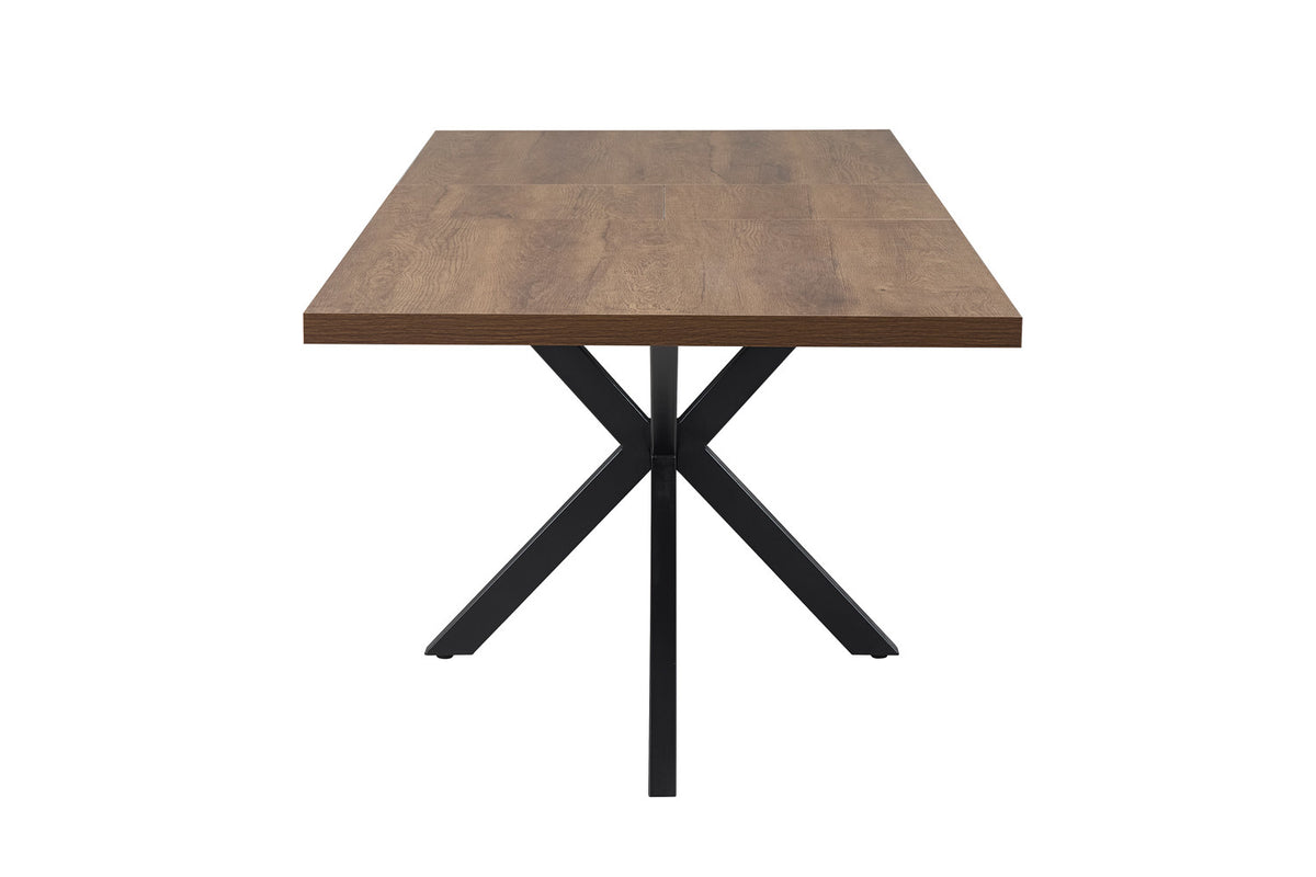 Uitschuifbare tafel 'Kos' 160-200 cm Donkerbruin (2c) - foto 11