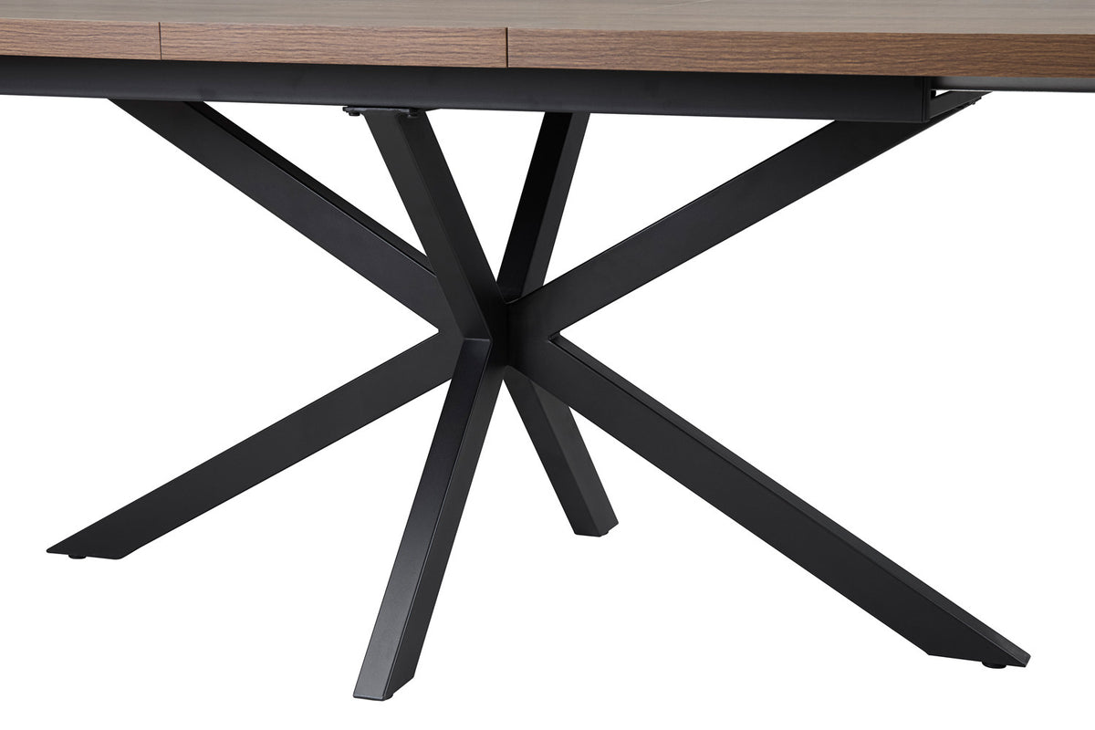 Uitschuifbare tafel 'Kos' 160-200 cm Donkerbruin (2c) - foto 13