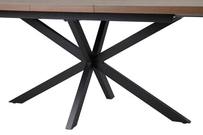 Uitschuifbare tafel 'Kos' 160-200 cm Donkerbruin (2c) - foto 13