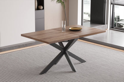 Uitschuifbare tafel 'Kos' 160-200 cm Donkerbruin (2c) - foto 2