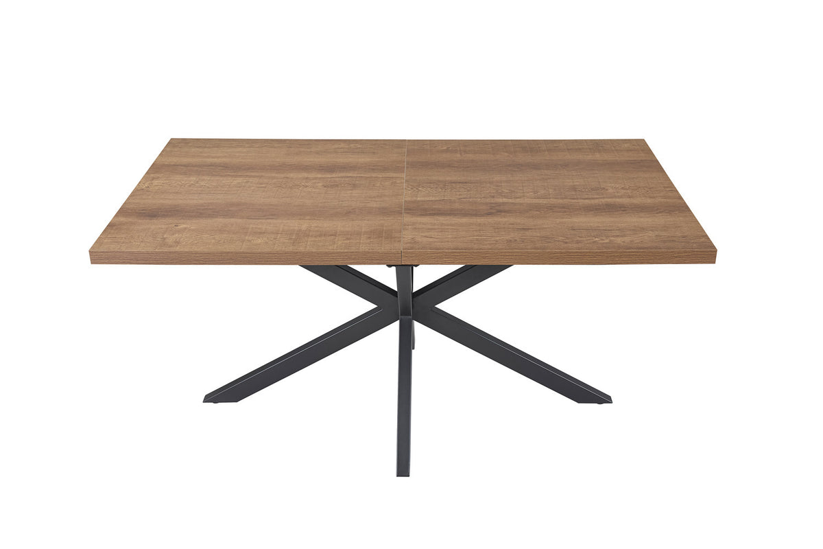 Uitschuifbare tafel 'Kos' 160-200 cm Donkerbruin (2c) - foto 7