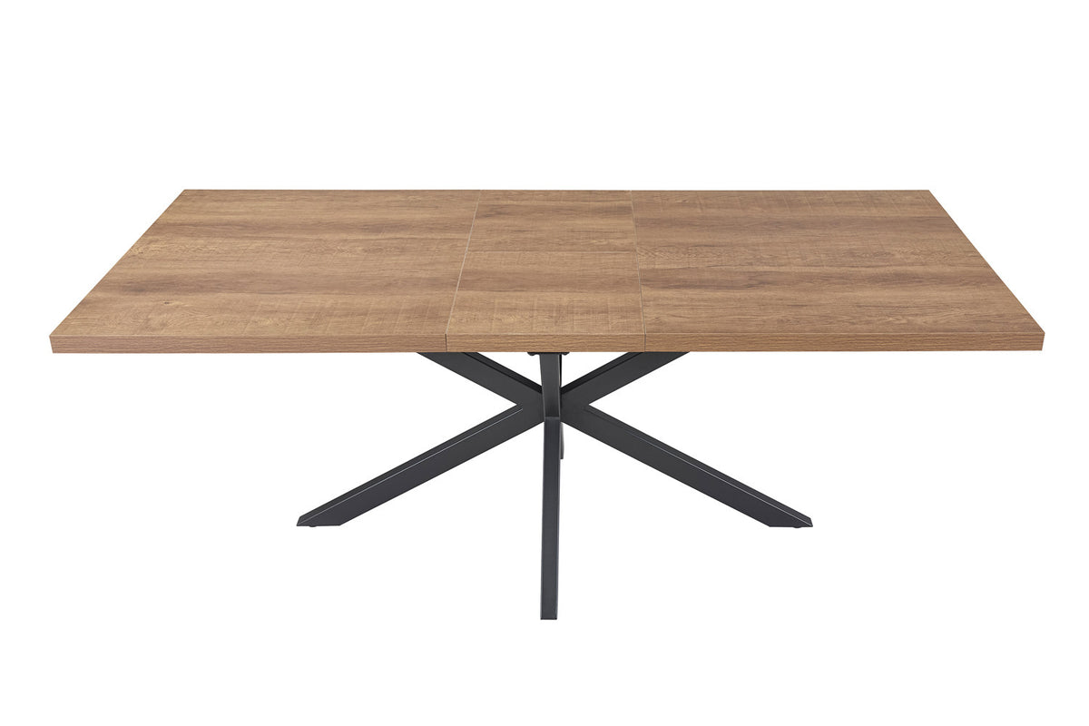 Uitschuifbare tafel 'Kos' 160-200 cm Donkerbruin (2c) - foto 8