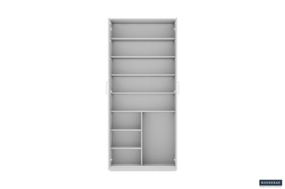 Schoenenkast 'Mike' 2 deuren Wit (2c) - foto 5