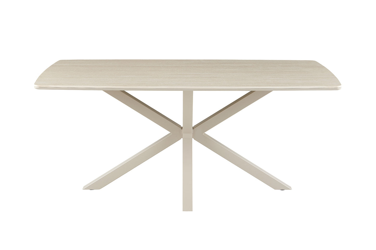 NEW - Tafel 'Noa' 180x90 cm Deens Ovaal Baroque Beige  - Grijs Voet (2c) - foto 4