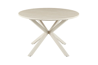 NEW - Tafel 'Noa' 120 cm Rond Baroque Beige - Grijs Voet (2c) - foto 4