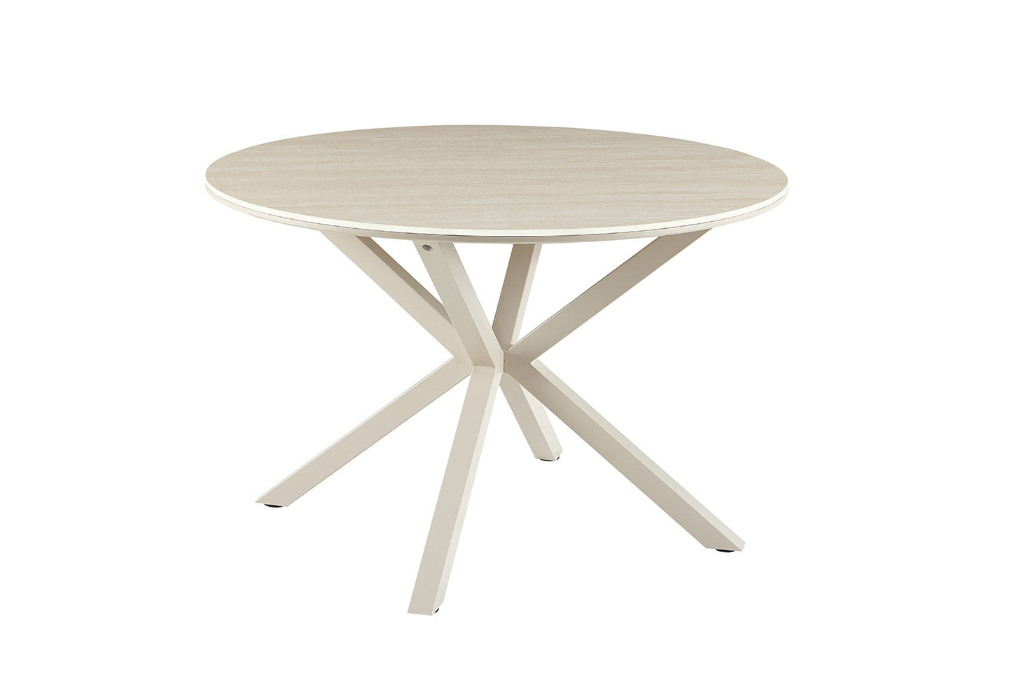 NEW - Tafel 'Noa' 120 cm Rond Baroque Beige - Grijs Voet (2c) - foto 5