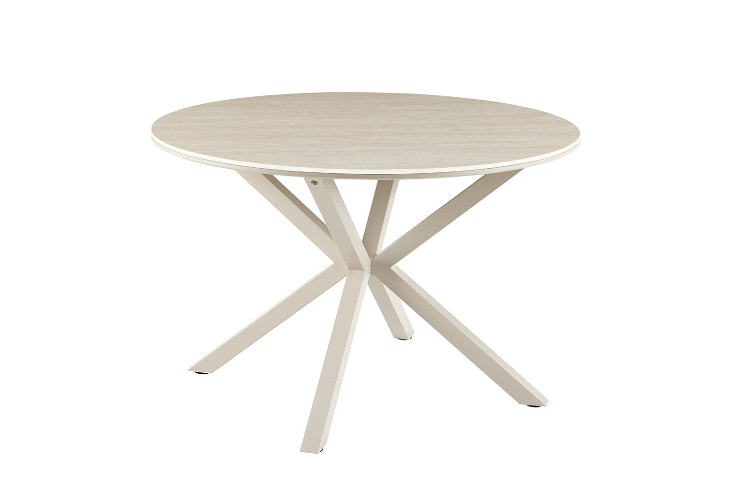 NEW - Tafel 'Noa' 120 cm Rond Baroque Beige - Grijs Voet (2c) - foto 5