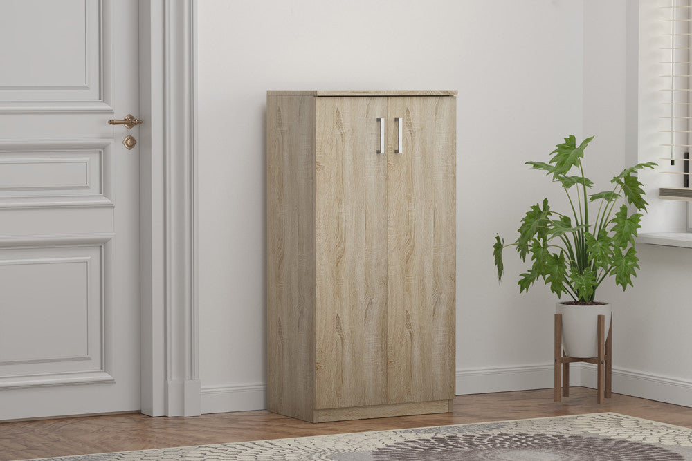 Schoenenkast 'Maurice' 2 deuren Decor Sonoma (1c)