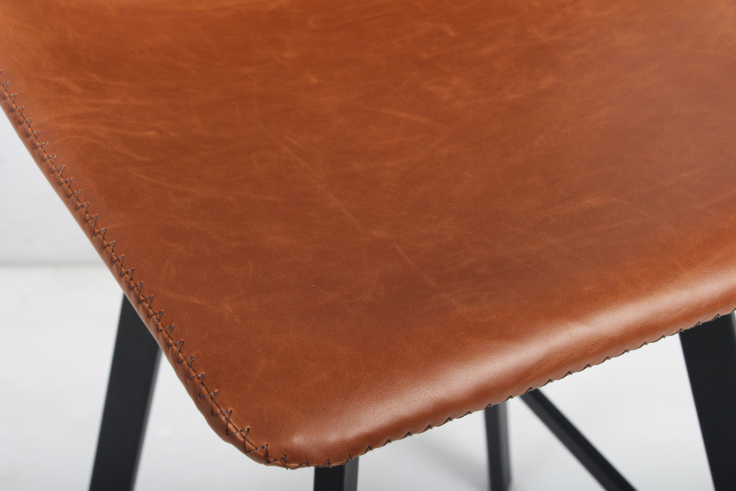 Counterstoel 'Ozan' PU Cognac (2/doos) - foto 7