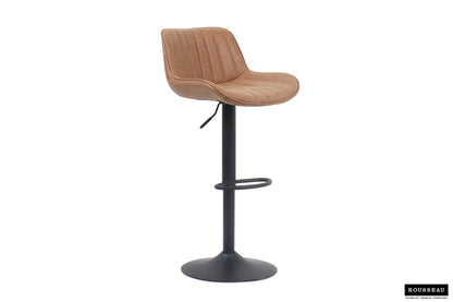 SALE - Barstoel 'Fenna' PU Cognac (2/doos) - foto 4