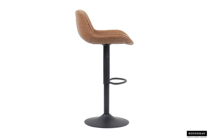 SALE - Barstoel 'Fenna' PU Cognac (2/doos) - foto 5