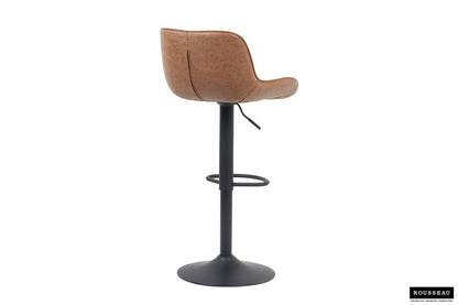 SALE - Barstoel 'Fenna' PU Cognac (2/doos) - foto 6